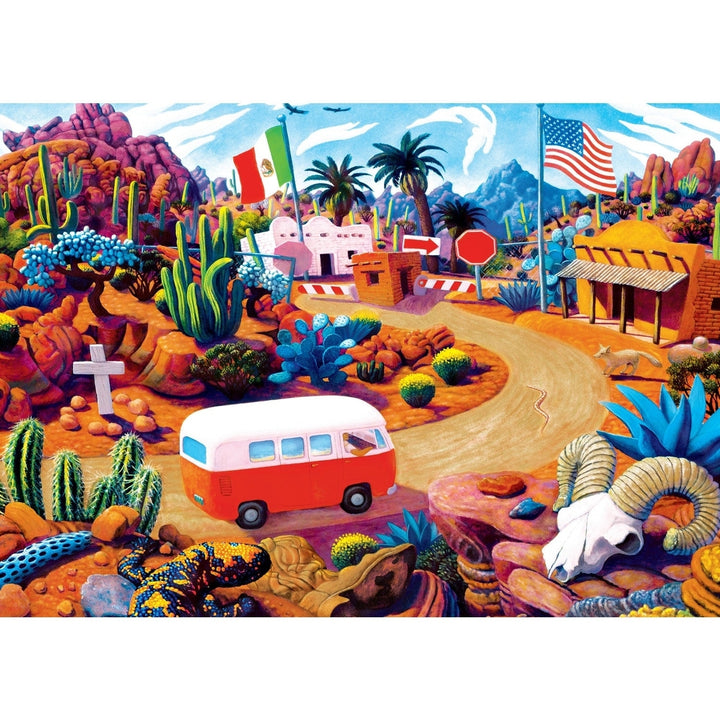 Roadsides of the Southwest - Touring Time 500 Piece Jigsaw Puzzle Image 2