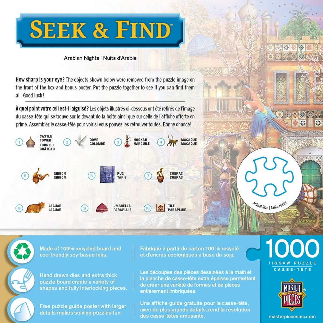 Seek and Find - Arabian Nights 1000 Piece Jigsaw Puzzle Image 3