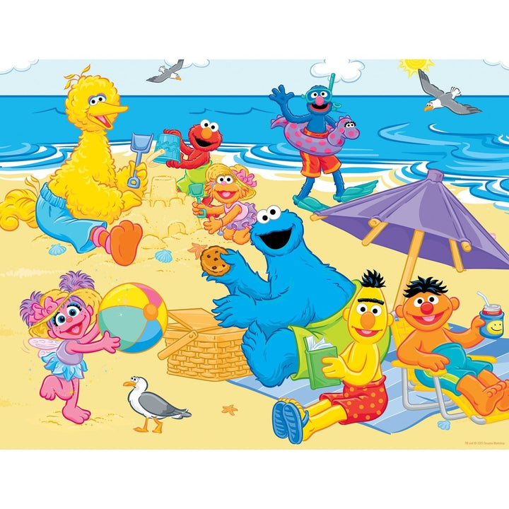 Sesame Street - Beach Day 24 Piece Jigsaw Puzzle Image 2