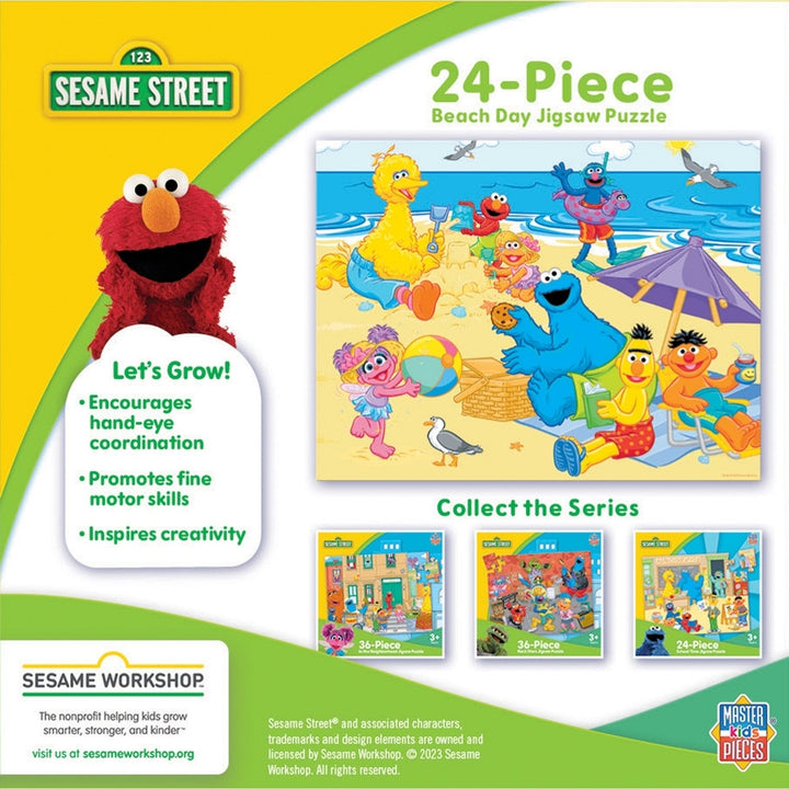 Sesame Street - Beach Day 24 Piece Jigsaw Puzzle Image 3