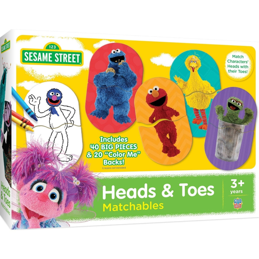 Sesame Street - Heads and Toes Matching Jigsaw Puzzles Image 1