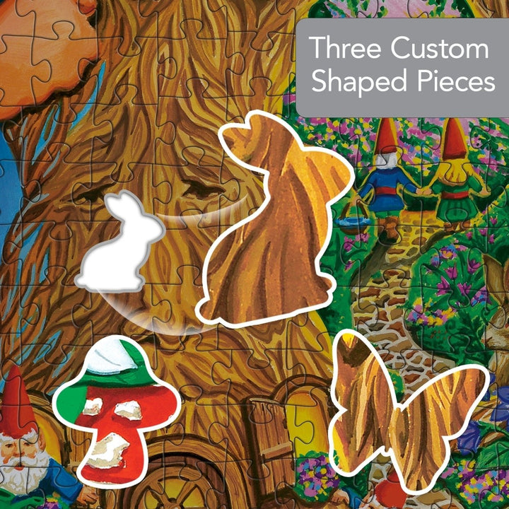 MasterPieces Garden Gnome 500 Piece Shaped Jigsaw Puzzle Eco-Friendly Chipboard Image 4