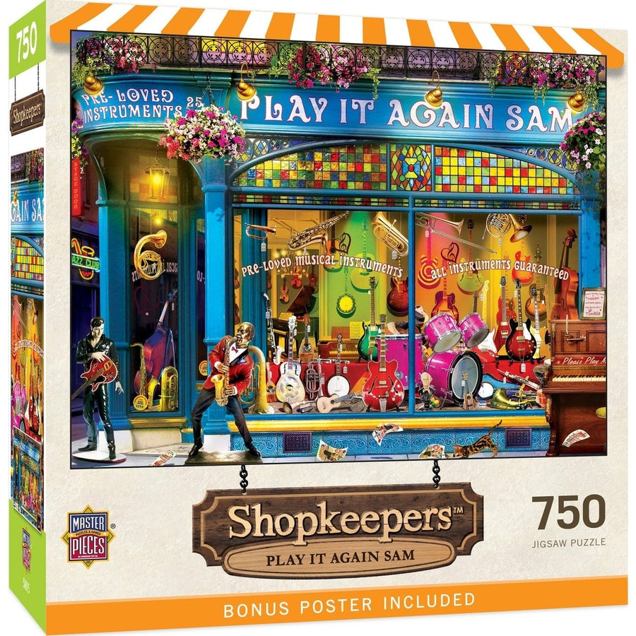 Shopkeepers - Play It Again Sam 750 Piece Jigsaw Puzzle Image 1