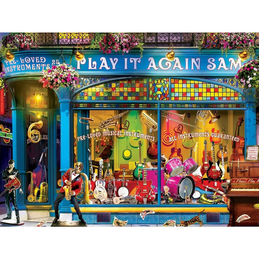 Shopkeepers - Play It Again Sam 750 Piece Jigsaw Puzzle Image 2