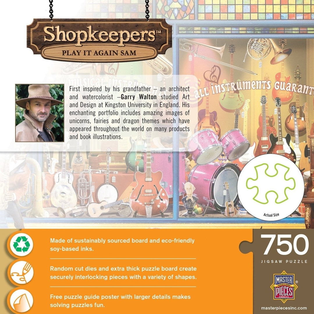 Shopkeepers - Play It Again Sam 750 Piece Jigsaw Puzzle Image 3