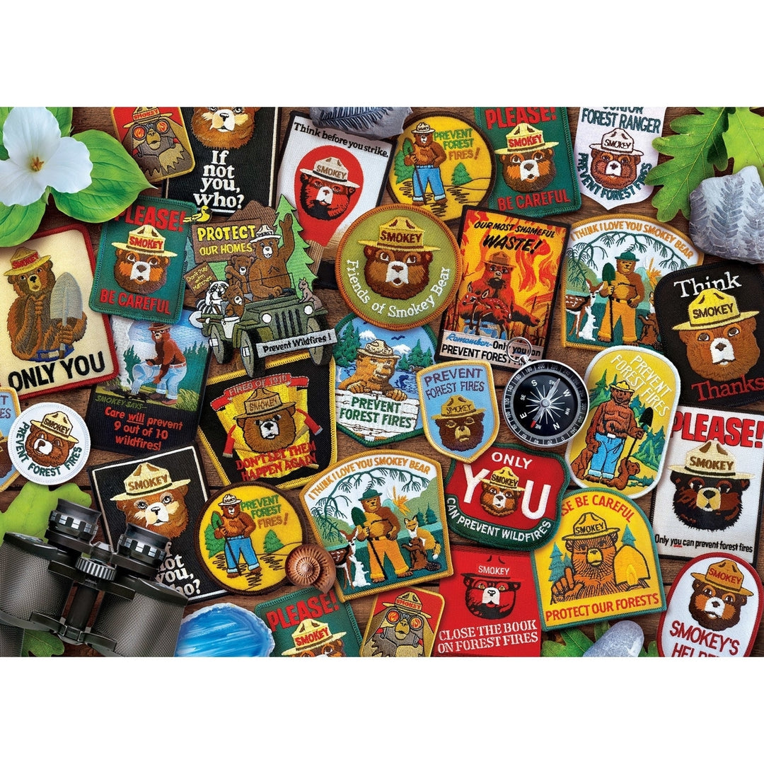 Smokey Bear Patches 1000 Piece Jigsaw Puzzle Image 2