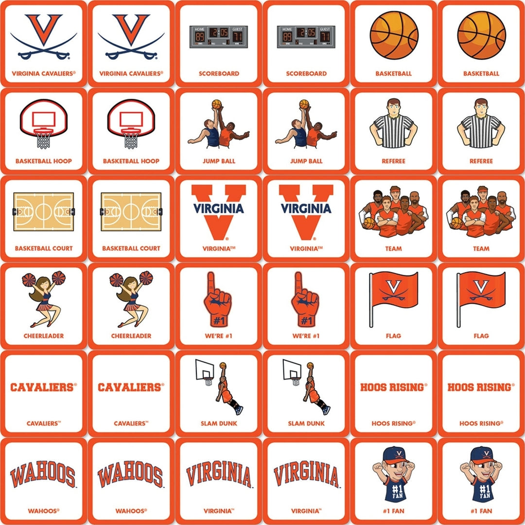 Virginia Cavaliers Matching Game Image 2