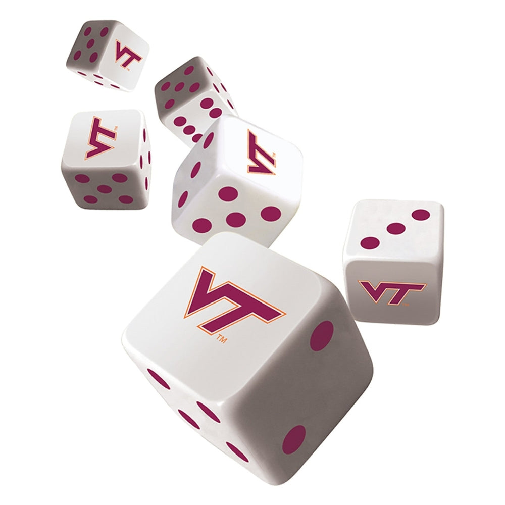 Virginia Tech Hokies Dice Set Image 2