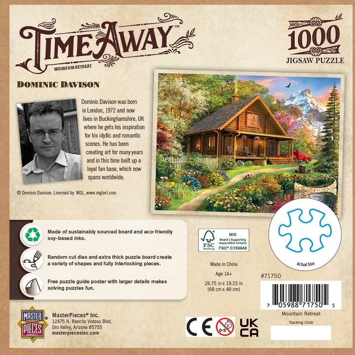 Time Away - Mountain Retreat 1000 Piece Jigsaw Puzzle Image 3