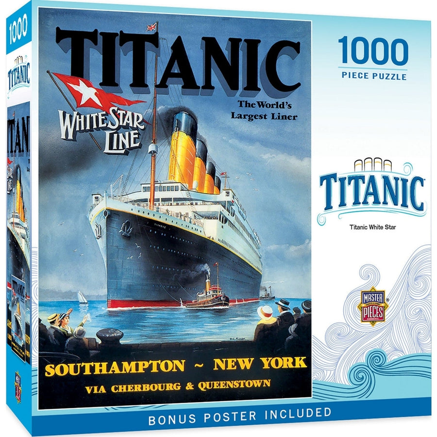 Titanic - White Star Line 1000 Piece Jigsaw Puzzle Image 1