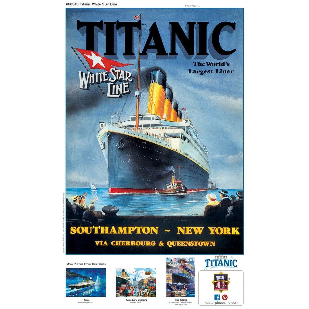 Titanic - White Star Line 1000 Piece Jigsaw Puzzle Image 4