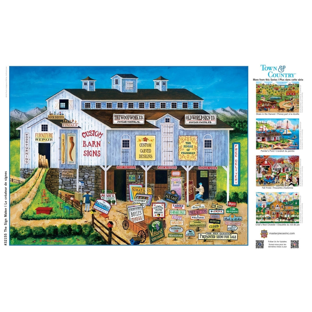 Town and Country - The Sign Maker 300 Piece EZ Grip Jigsaw Puzzle Image 4