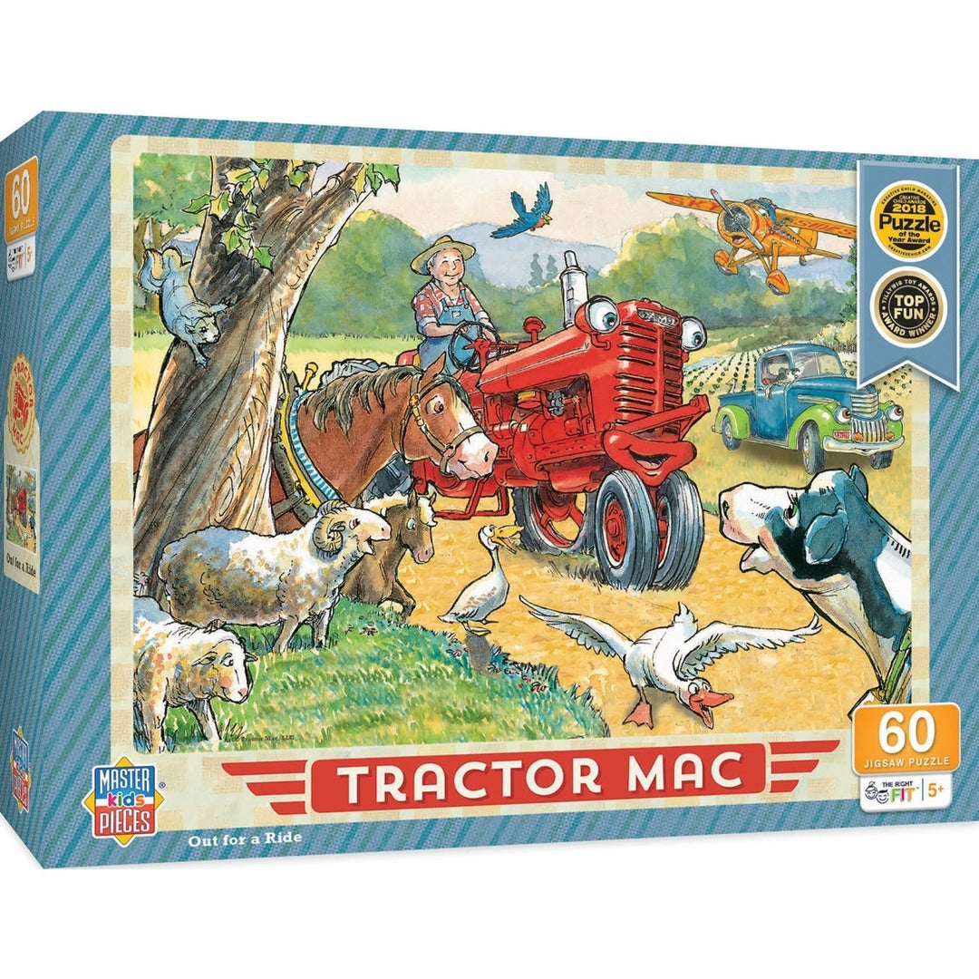 Tractor Mac - Out for a Ride 60 Piece Jigsaw Puzzle Image 1