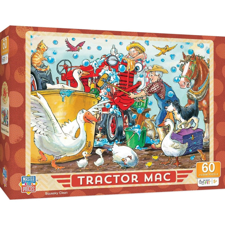 Tractor Mac - Squeeky Clean 60 Piece Jigsaw Puzzle Image 1