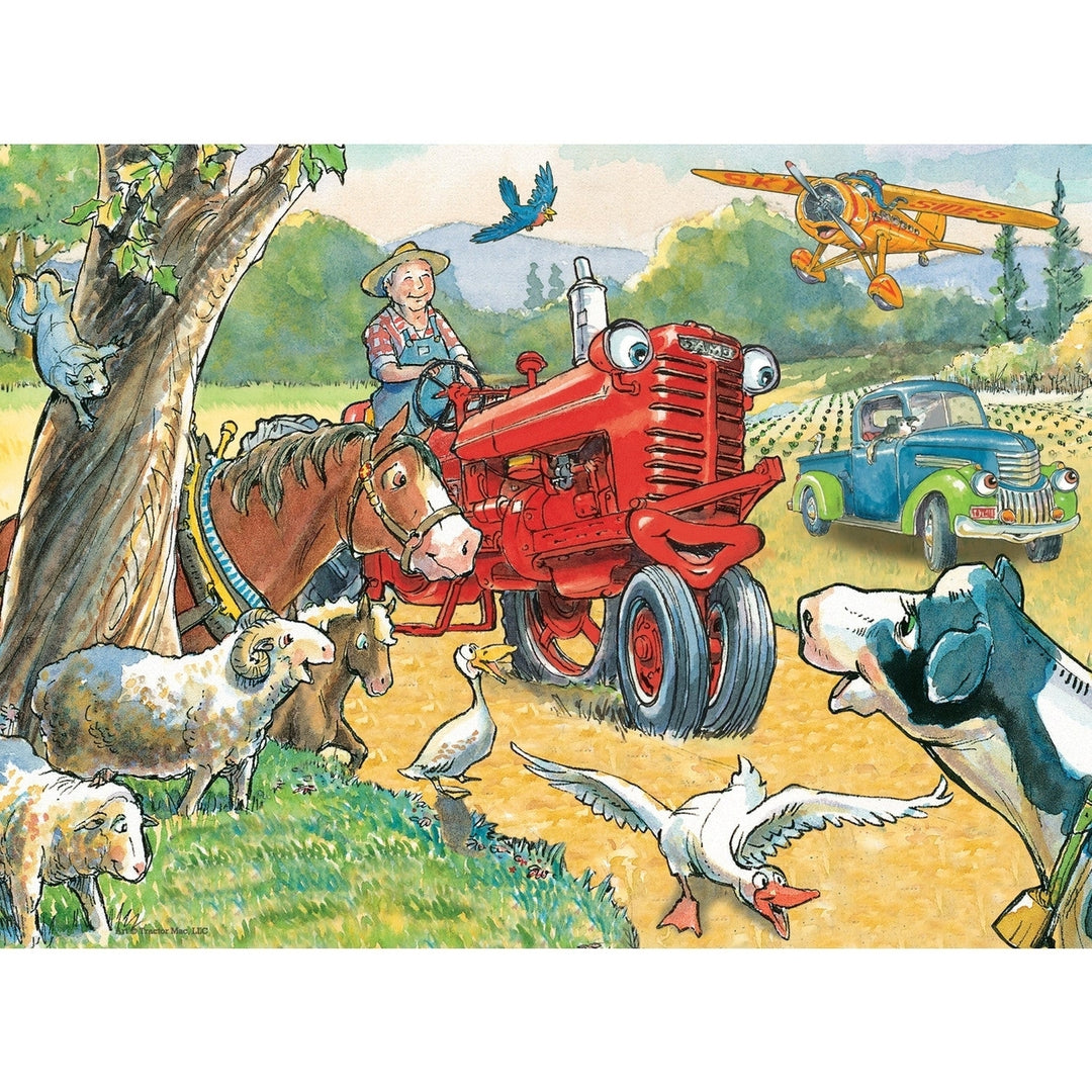 Tractor Mac - Out for a Ride 60 Piece Jigsaw Puzzle Image 2