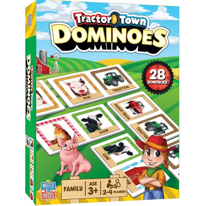 Tractor Town Picture Dominoes Image 1