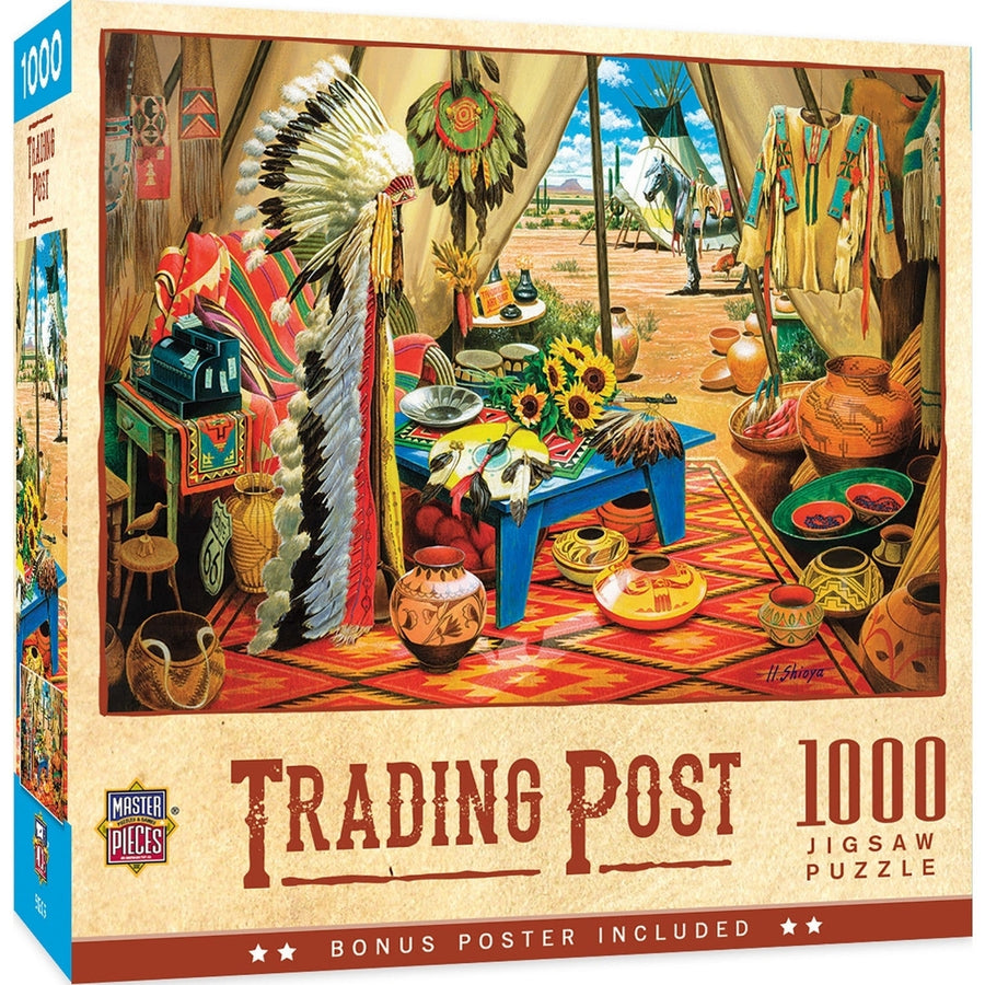 Trading Post 1000 Piece Jigsaw Puzzle Image 1