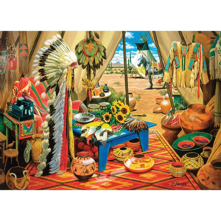 Trading Post 1000 Piece Jigsaw Puzzle Image 2