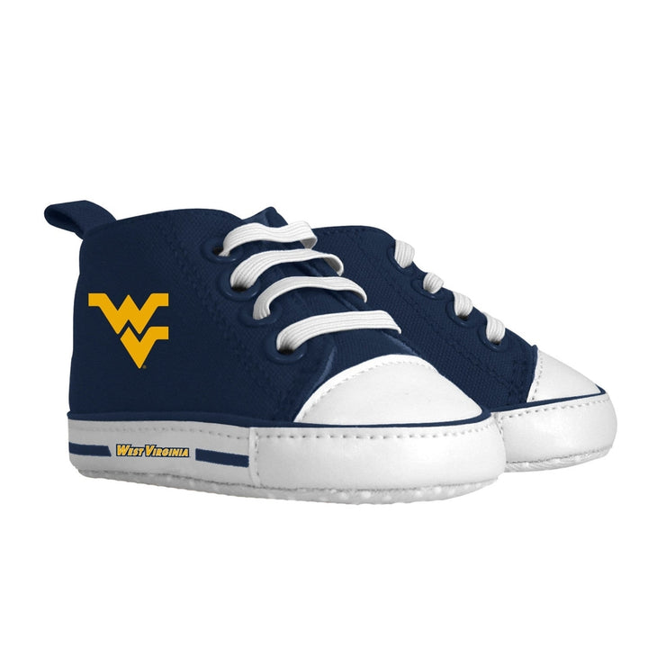 West Virginia Mountaineers Baby Shoes Image 1