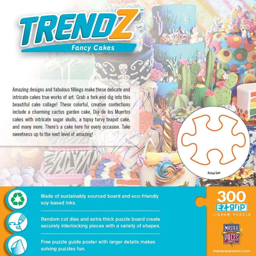 Trendz - Fancy Cakes 300 Piece EZ Grip Jigsaw Puzzle Image 3