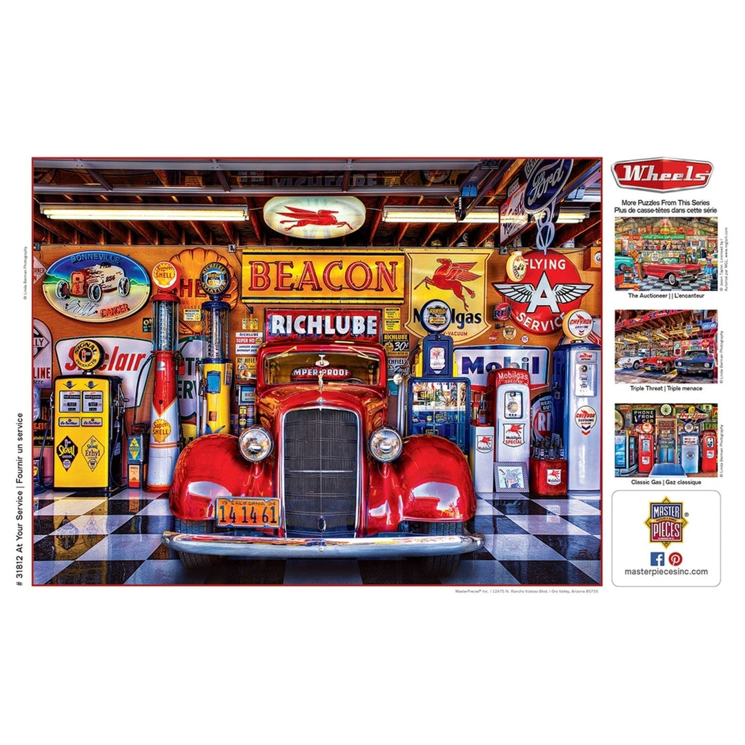 Wheels - At Your Service 750 Piece Jigsaw Puzzle Image 4