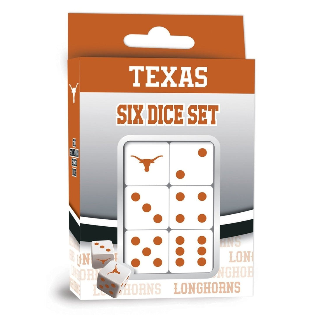 Texas Longhorns Dice Set Image 1