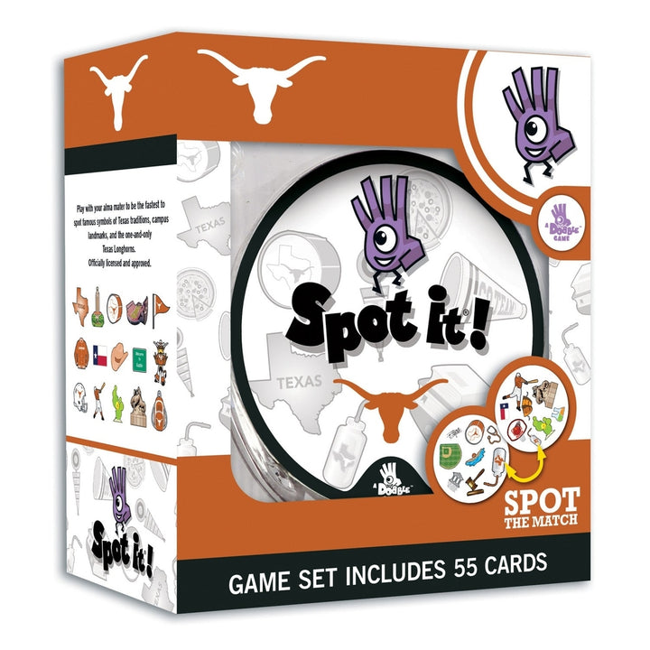 Texas Longhorns Spot It! Card Game Image 1