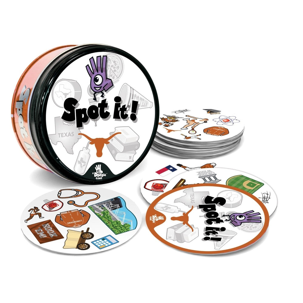 Texas Longhorns Spot It! Card Game Image 2