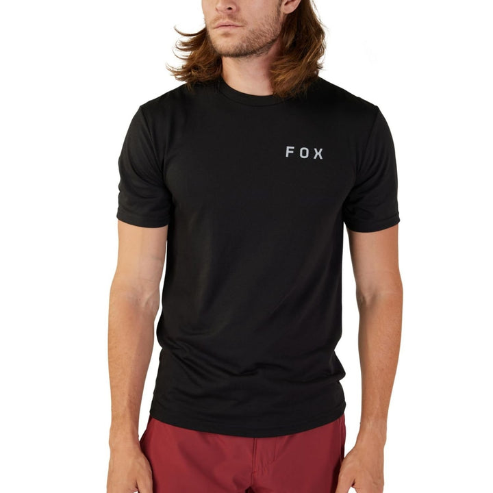 Fox Racing Mens Magnetic SS Tech Tee Black Soft Fabric Moisture-Wicking Size M Image 4