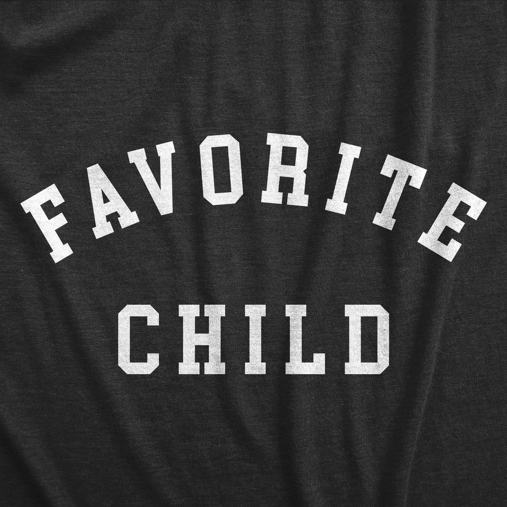 Mens Favorite Child T Shirt Funny Best Sibling Family Brother Sister Joke Tee For Guys Image 2