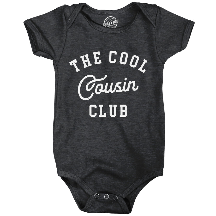 The Cool Cousin Club Baby Bodysuit Funny Extended Family Cousins Joke Jumper For Infants Image 1