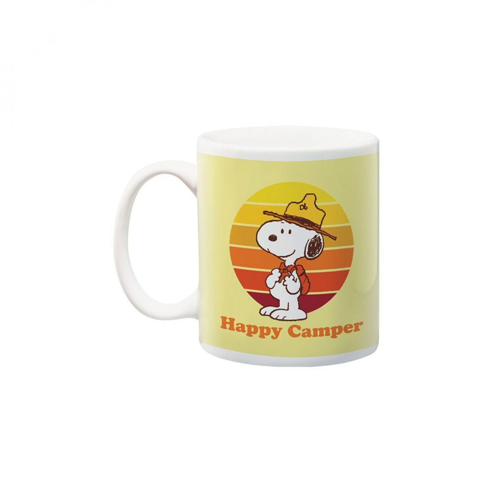 Peanuts Beagle Scouts Happy Camper Retro Gradient 11oz Ceramic Mug Image 2