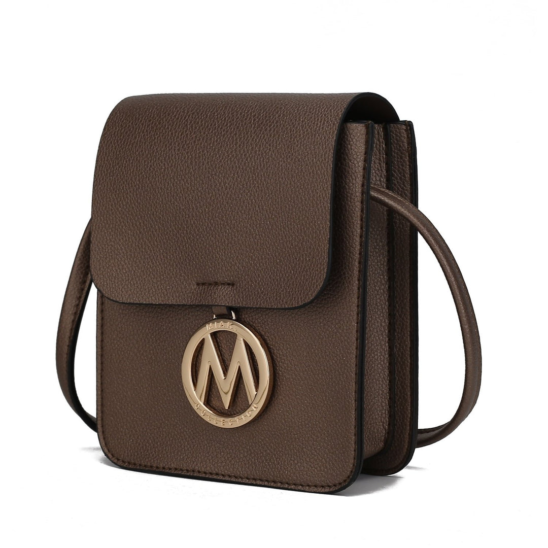 MKF Collection Skylar Small Crossbody Bag Vegan Leather Shoulder Handbag By Mia K Image 3