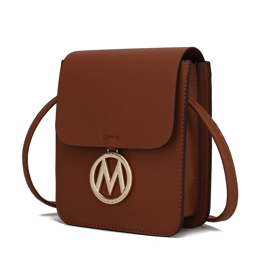 MKF Collection Skylar Small Crossbody Bag Vegan Leather Shoulder Handbag By Mia K Image 4