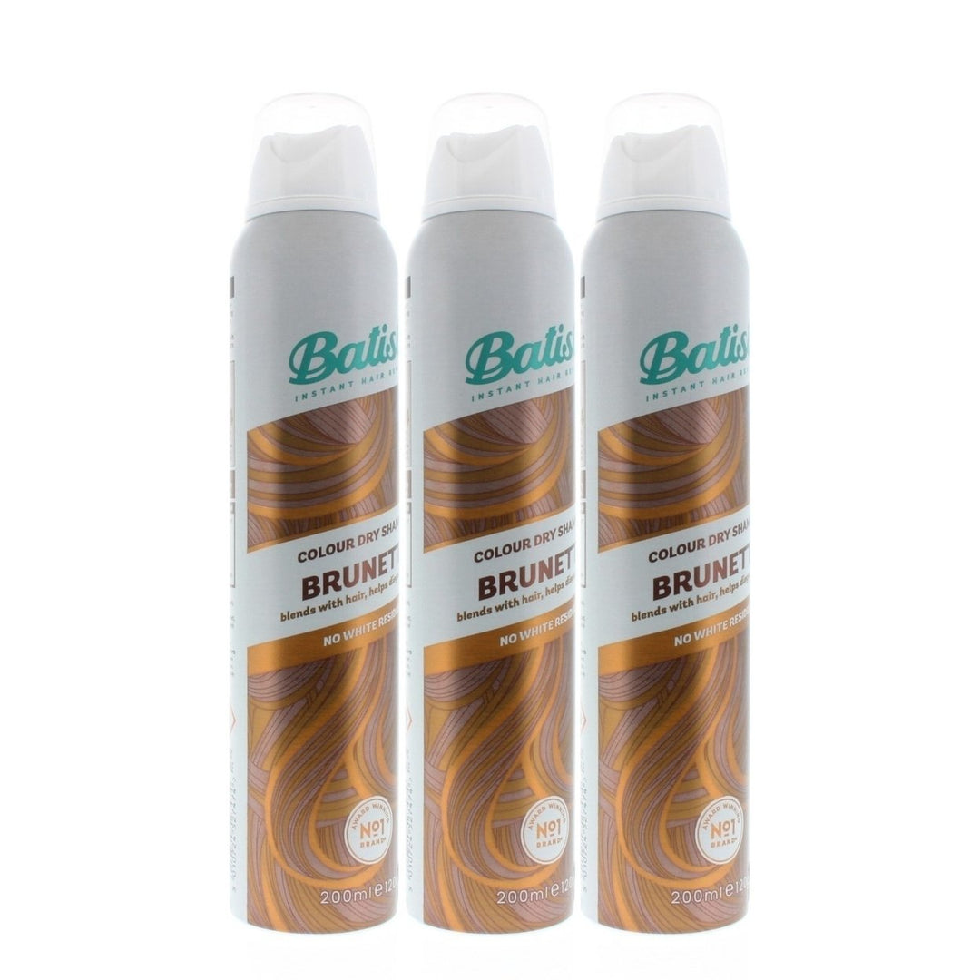 Batiste Dry Shampoo Brunette 200ml Color Instant Hair Refresh 3-Pack Image 2