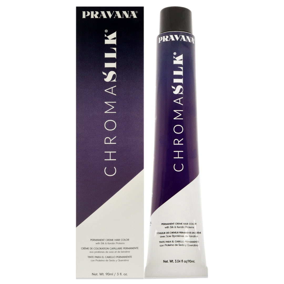 Pravana ChromaSilk Creme Hair Color - 10.07 Extra Light Sheer Violet Blonde 3 oz Image 1