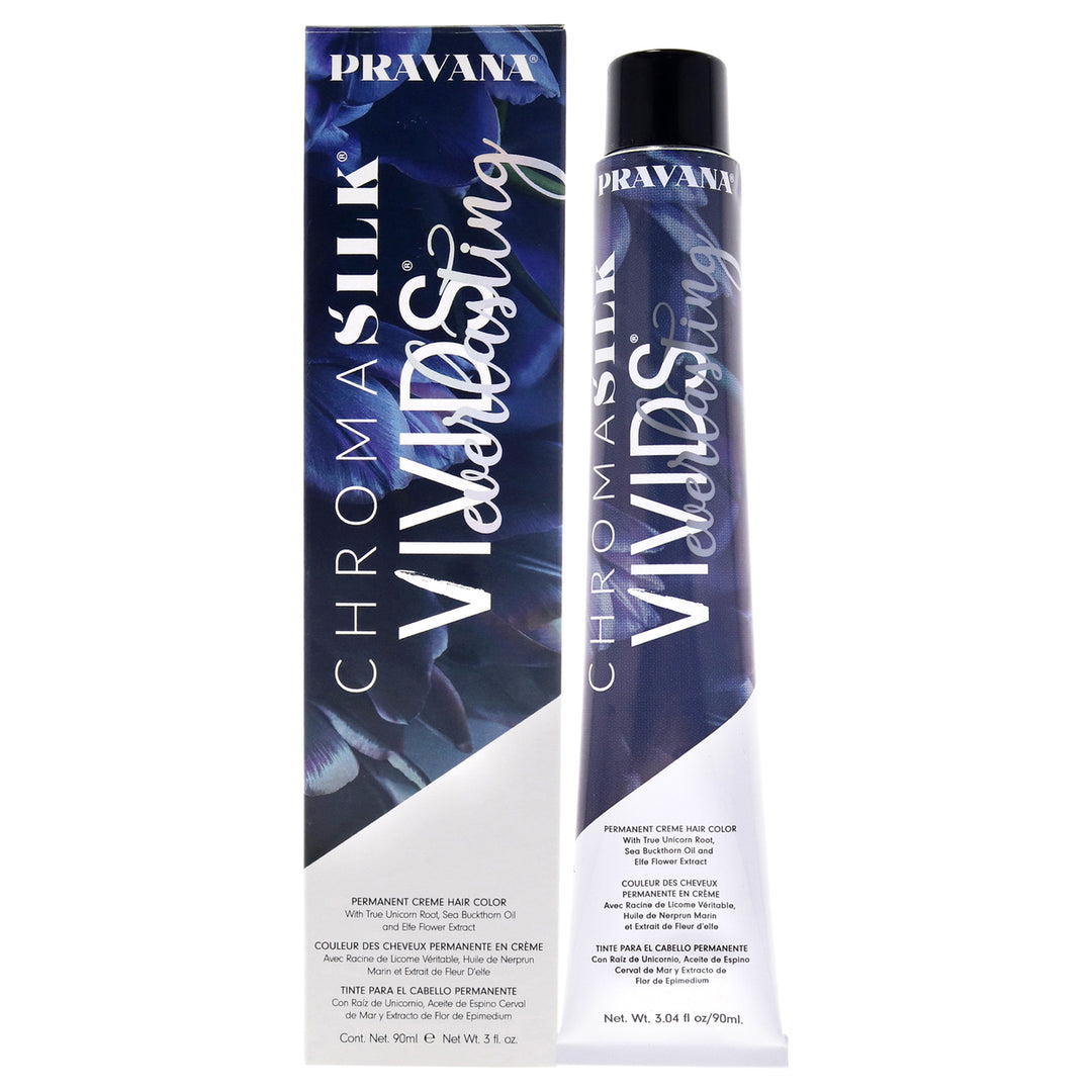 Pravana ChromaSilk Vivids Everlasting Permanent - Violet Reign Hair Color 3 oz Image 1