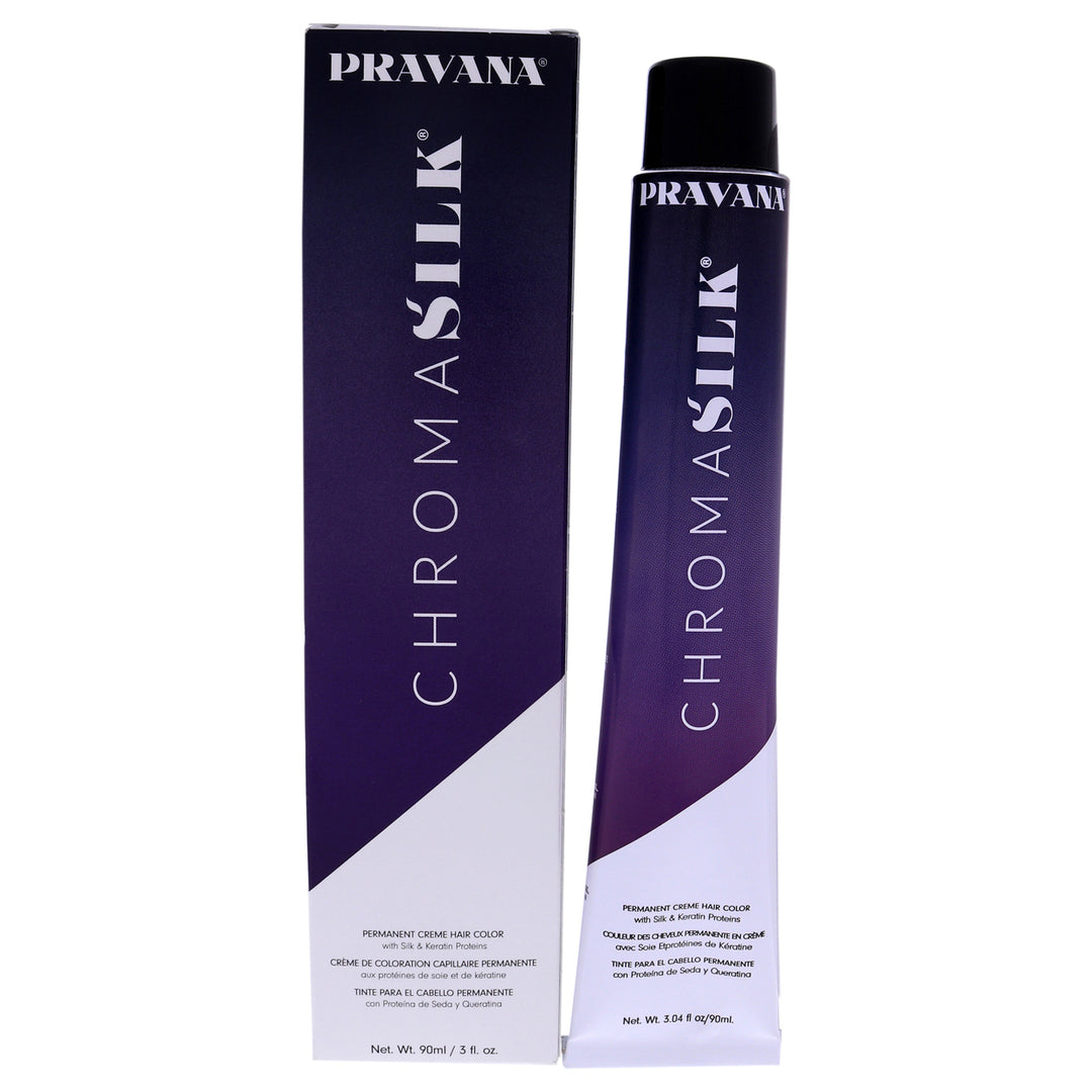 Pravana ChromaSilk Creme Hair Color - 4.45 Copper Mahogany Brown 3 oz Image 1