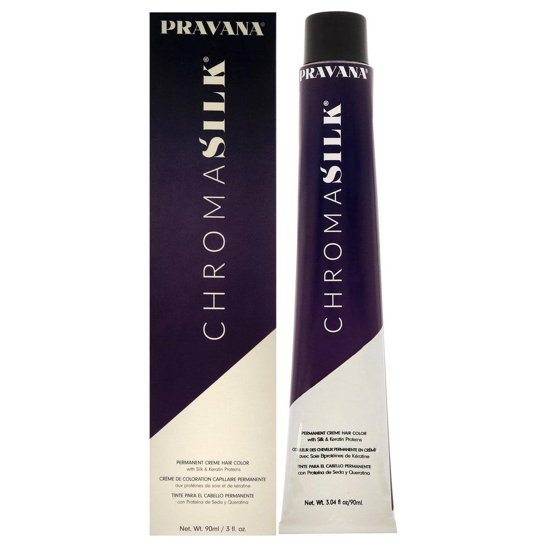 Pravana ChromaSilk Creme Hair Color - 7.35 Golden Mahogany Blonde 3 oz Image 1