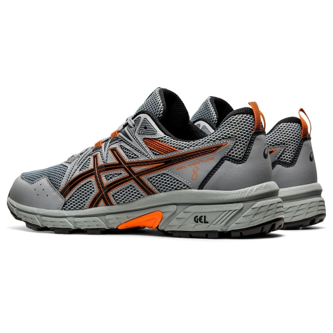 ASICS Mens Gel-Venture 8 Running Shoes Medium SHEET ROCK/HABANERO Image 4