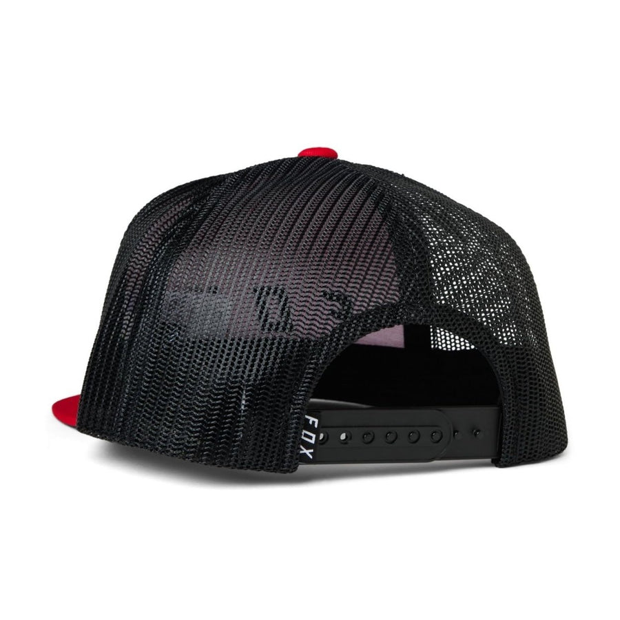 FOX Racing YTH Absolute Snapback Mesh Hat FLM RD One Size Red Image 1