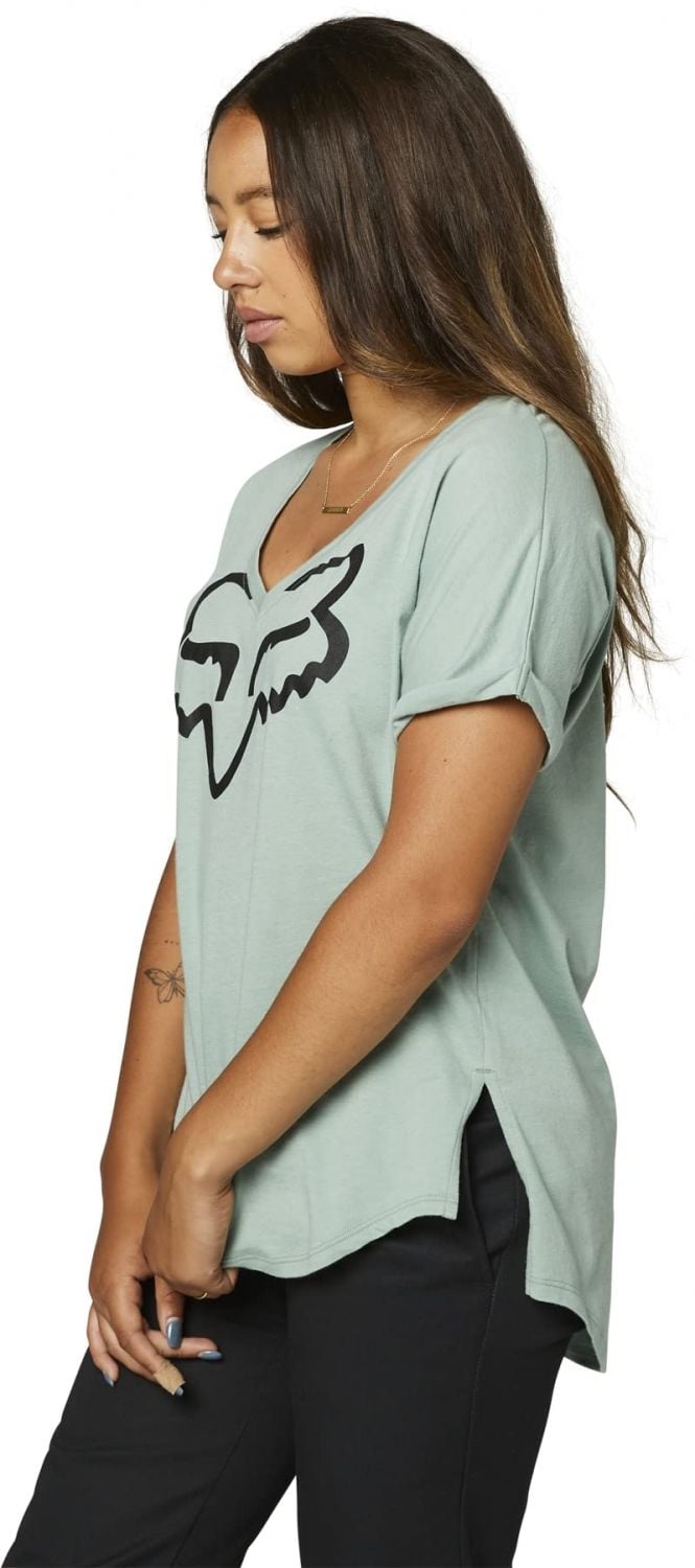 Fox Racing Womens Boundary Short Sleeve Top Teal Size [Insert Size Here] Image 4