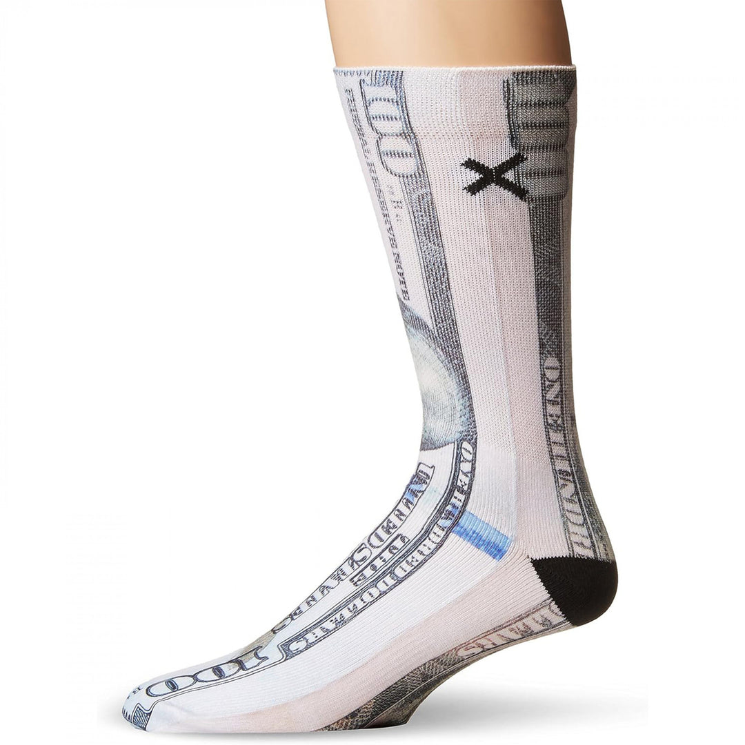 Money Ben Franklins Crew Socks Image 2