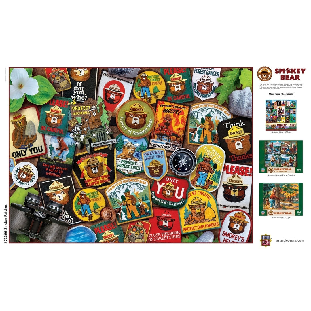 Smokey Bear Patches 1000 Piece Jigsaw Puzzle Image 4