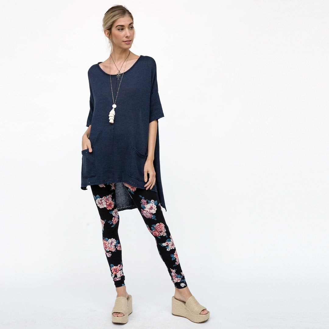 Comfy Oversize Knit Tunic Image 1