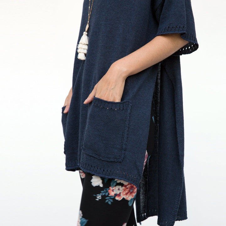 Comfy Oversize Knit Tunic Image 4