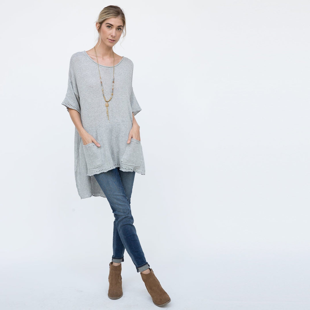 Comfy Oversize Knit Tunic Image 4