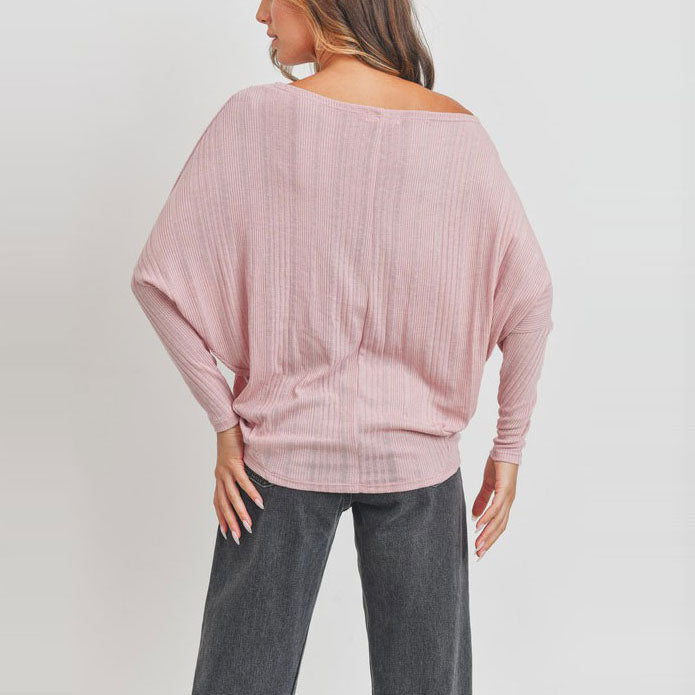 Corrugated Dolman Sleeve Top Image 7