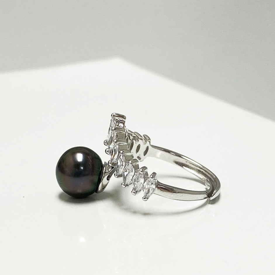 Amirah Tahitian Pearl Princess Ring Image 4