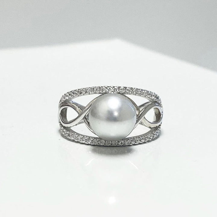 Angie South Sea Pearl Loop Ring Image 1